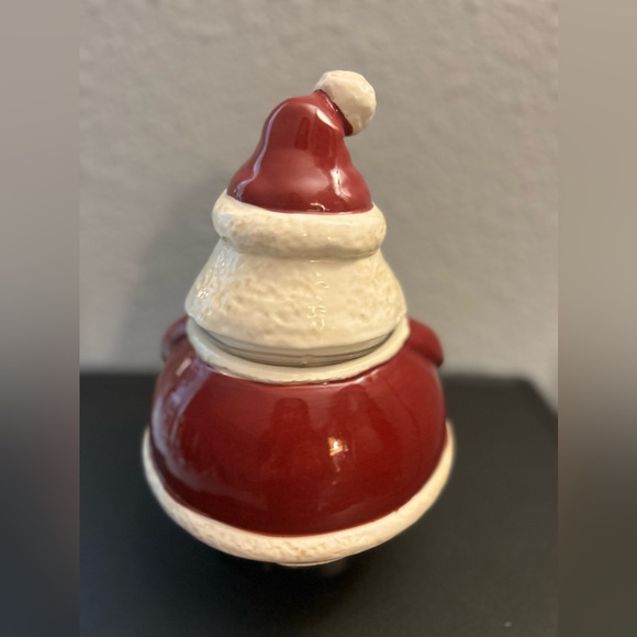 Vintage Beth Yarbrough Santa Claus with Gingerbread Man Christmas Cookie Jar - Picture 4 of 10